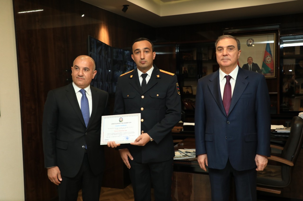 Gəncədə Polis Günü qeyd olundu - FOTOLAR